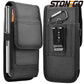 Vertical Nylon Cell Phone Belt Clip Holster Pouch Buckle Wallet Stonego Card Holder Case Cover For 4.0inch - 6.7inch Phone