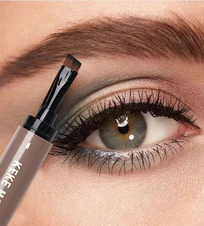 Waterproof Eyebrow Dyeing Cream Pencil with Brush Natural Lasting Non-smudge Brown Grey Setting Dye Eye Brow Pen Makeup Cosmetic