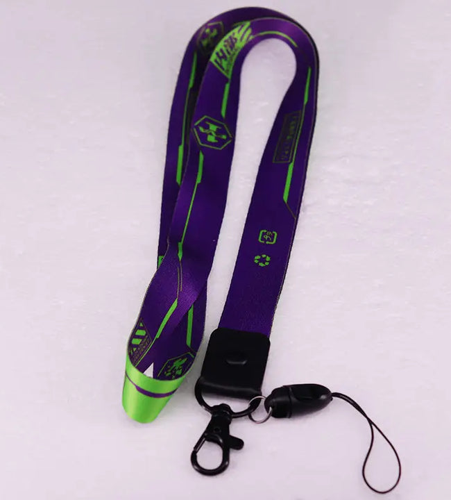 Evangelion Anime Phone Lanyard Keychain Detachable Neck Cord Lanyard Strap for Mobile Phone Cell Phone Rope Neck Straps Gift