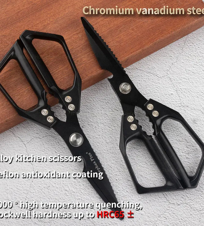 1pcs Premium Kitchen Scissors Chicken Bone Shears Stainless Steel Household Essentials for Culinary Tools Accessories