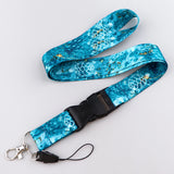 Sea Turtle Credential Holder Lanyards for Keys Multi-function Cell Phone Straps ID Card Keychain Neck Strap Keyring Accessories