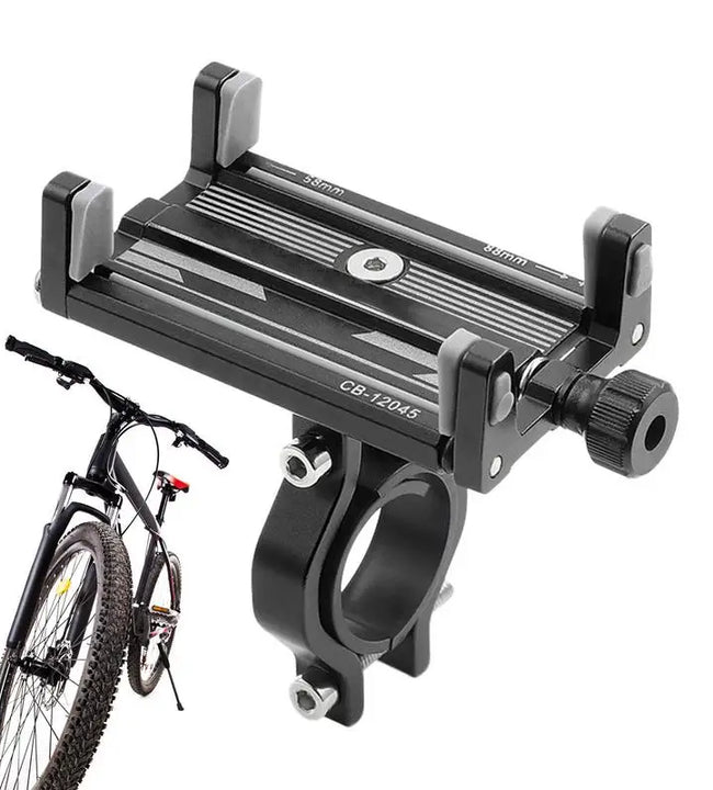 Bicycle Scooter Aluminum Alloy Mobile Phone Holder Mountain Bike Bracket Cell Phone Stand Cycling Accessories