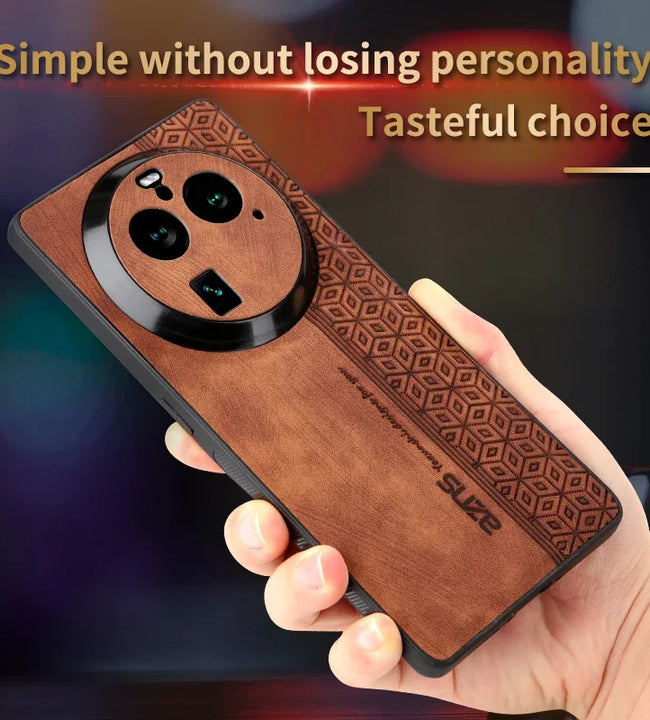 For OPPO Find X6 Pro Luxury Leather Business Elite Shock proof Cell Phone Cases For OPPO Find X6 X 6 Protective Phone Shell Case