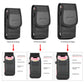 HAWEEL 4.7-6.8inch Phone Nylon Pouch Cell Phone Belt Clip Carrying Holster Case Waist Bag For iPhone,Samsung Galaxy S23 Ultra 5G