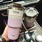 900ml Coffee Cup Thermos Bottle Keep Cold and Hot Stainless Steel Thermos Mug Portable Vacuum Flask Insulated Car Water Bottle