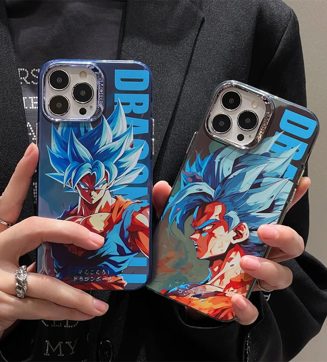 Anime Dragon Ball Goku Cell Phone Case for IPhone 15 13 11 12 14 PRO MAX Cover Man Kids Boys Gifts