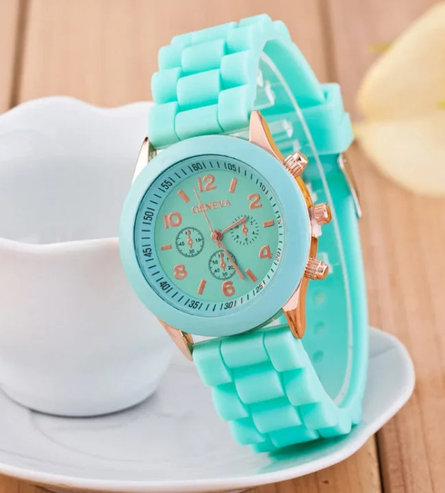 Women Watches 2023 New Fashion Luxury Brand Women Watch Silicone Strap Quartz Wrist Watch for Female Relogio Feminino Zegarki