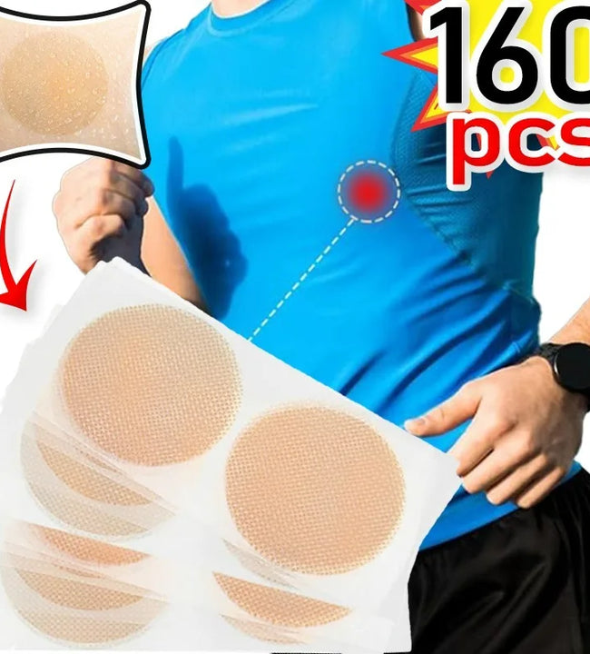 Men Waterproof Nipple Cover Women Sweatproof Thin Not Stuffy Chest Stickers Man Strong Stickiness Anti Protrusion Breast Patch