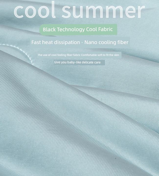 Class A Cool Antibacterial Ice Silk Thin Summer Air Conditioning Duvet