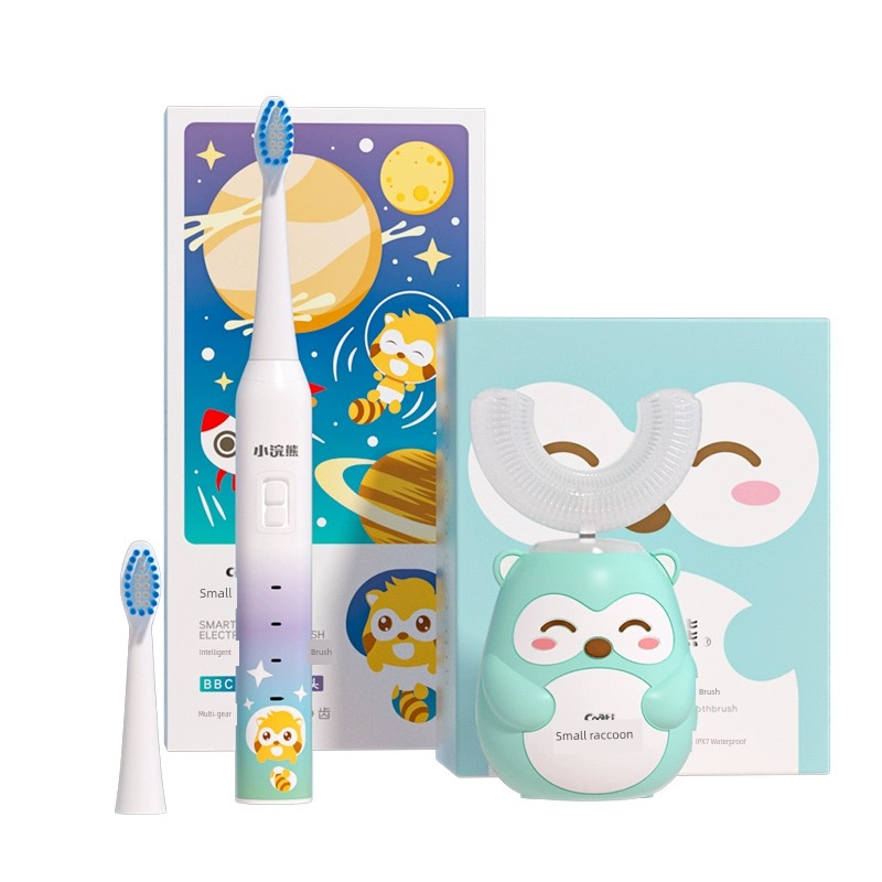 Coati Children's Electric Toothbrush 3-6-12 Years Old over Only for Pupils Intelligent Sonic Vibration Soft Brush Head