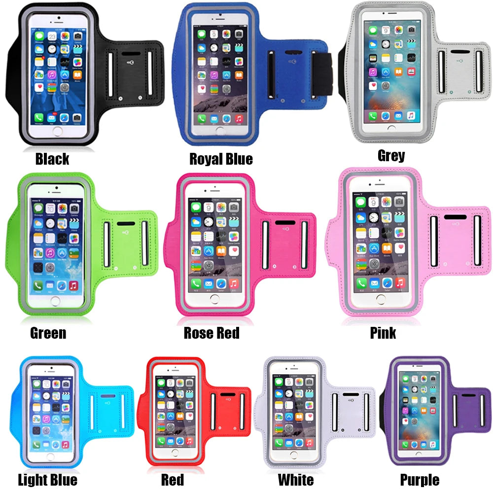 Phone Arm Band Case Phone Case Sports Accessories Phone Arm Bag Running Bags Cell Phone Arms Band Armbands Touch Screen