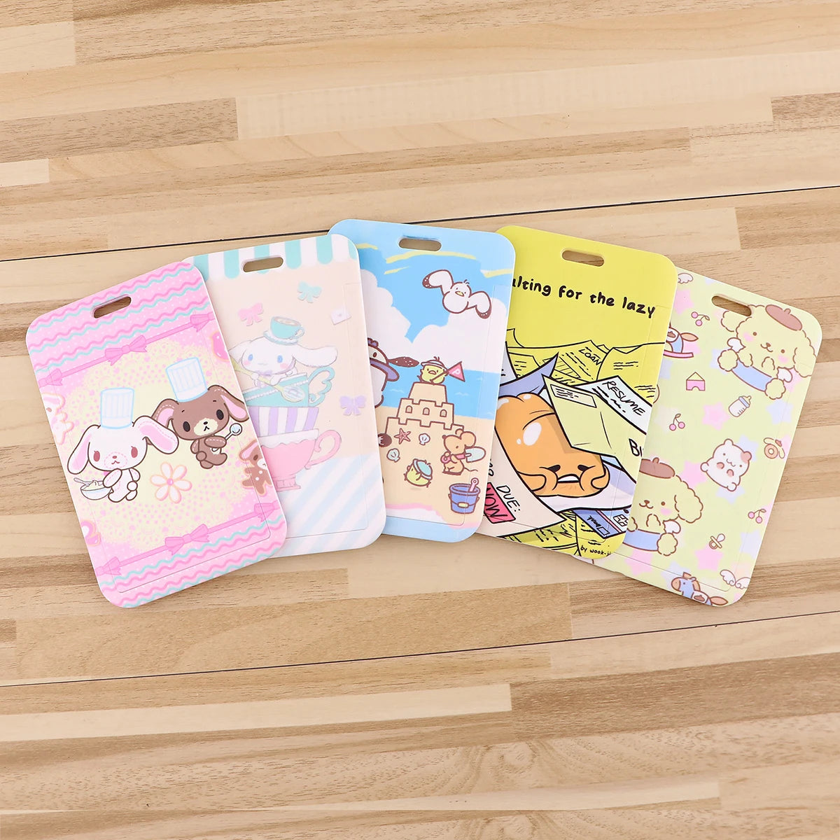 Rabbit Keychain Kawaii Cat Cartoon Anime Lanyards for Key ID Card Gym Cell Phone Strap USB Badge Holder Accessories Gift