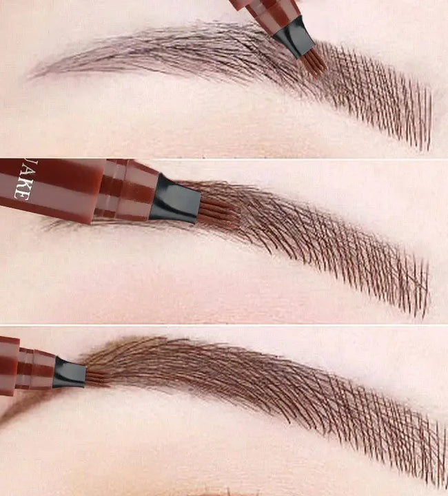 4 Point Eyebrow Pencil Maquillajes Para Mujer Waterproof Liquid Eyebrow Pen Makeup Long Lasting Cosmetic Microblade Brow Pencil