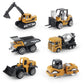 6pcs/set Alloy Engineering Truck Toy Car Classic Construction Model Vehicle Loader Tractor Excavator Toys for 3 years Boys Gifts