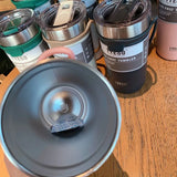 Thermal Cup Stainless Steel Coffee Mug Double Thermos Water Bottle Vacuum Flask Insulated Travel Car Beer Cups Straw TYESO