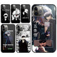 JJK Satoru Gojo Mobile Cell Phone Case for iPhone 15 14 13 12 11 XS X 8 7 6 Plus Mini Pro Max SE 2022 PC Glass Cover Funda