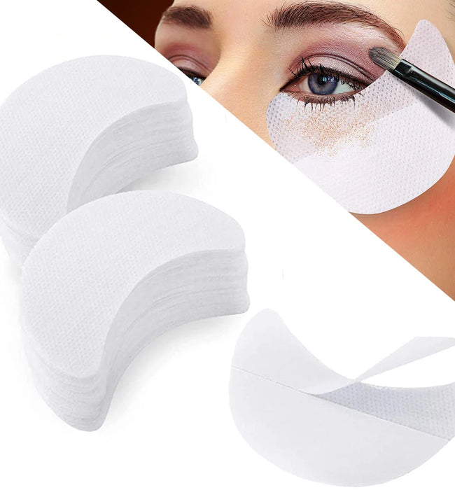 10/20/50/100Pcs Eyeshadow Shields Disposable Makeup Pads Under Eye Patches Lint Free Eyeshadow Stickers Protector Applicator