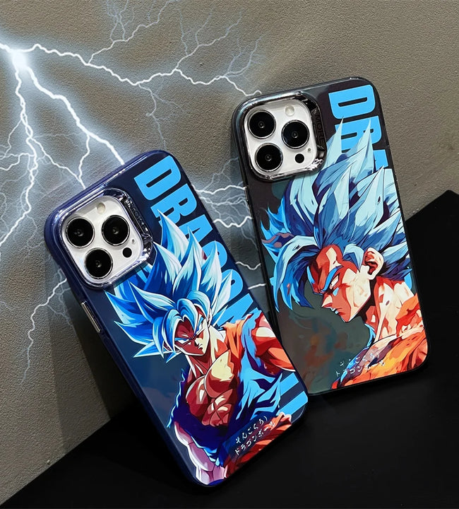 Anime Dragon Ball Goku Cell Phone Case for IPhone 15 13 11 12 14 PRO MAX Cover Man Kids Boys Gifts