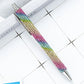 Press Metal Ballpoint Pens Diamond Multi-color Gift Pen Creative Office Supplies