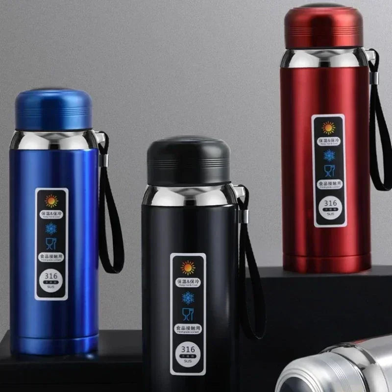 1.5L 316 Stainless Steel Water Bottle with Intelligent Temperature, Portable Thermos Cup, Tumbler,insulated Cup Vaccum Flask