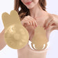 Women Push Up Bras Self Adhesive Silicone Strapless Invisible Bra Reusable Sticky Breast Lift Tape Rabbit Nipple Cover Bra Pads