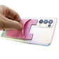 Silicone Mobile Phone Back Pocket Women Men Card Holder Case Soft Elastic Non-slip Cell Phone Stick Adhesive Card Holder Wallet