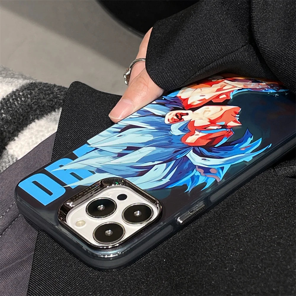 Anime Dragon Ball Goku Cell Phone Case for IPhone 15 13 11 12 14 PRO MAX Cover Man Kids Boys Gifts