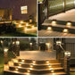 4/8/12/16/24/32PCS Solar Deck Lights Outdoor Waterproof LED Fence Lights Step Lamp for Patio Stairs Railing Garden Pathway