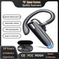 Bluetooth Wireless Headset with Microphone for Cell Phones Earpiece HandsFree Single Ear headphones Mute Button for iOS Androidl