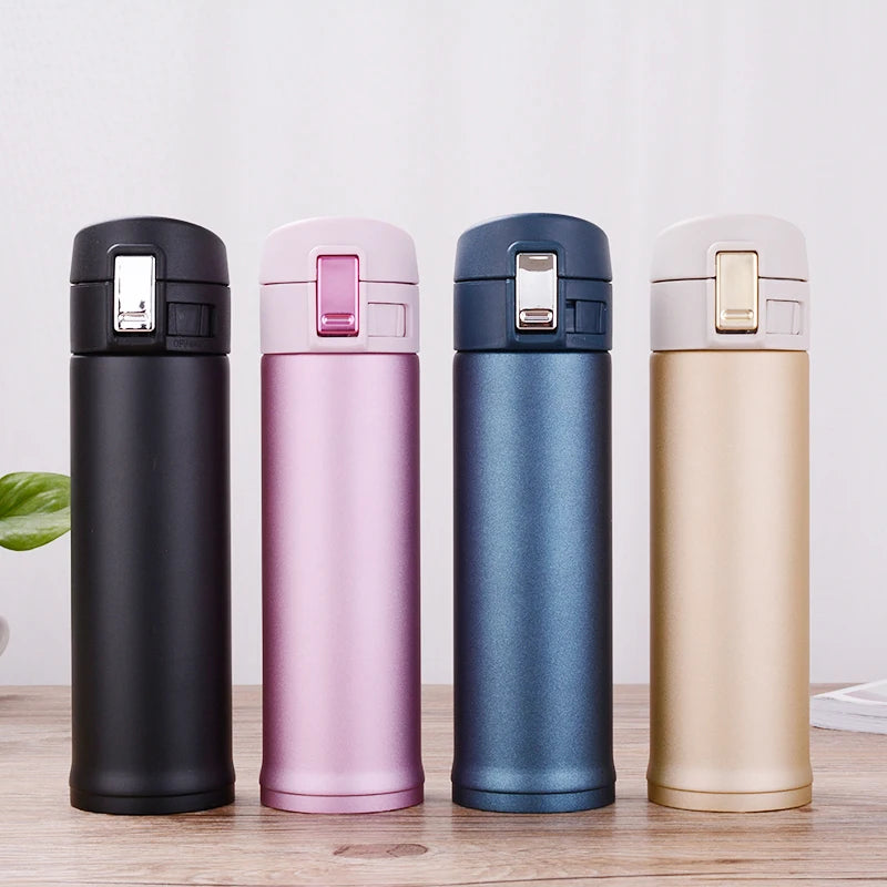 Fashion 500ml Stainless Steel Insulated Cup Coffee Tea Thermos Mug Thermal Water Bottle Thermocup Travel Drink Bottle Tumbler