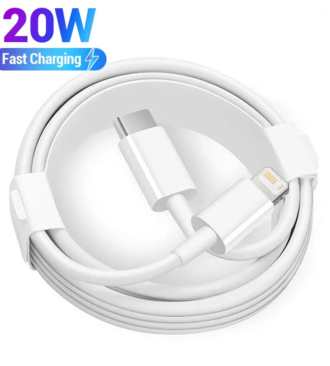 PD 20W Fast charger Cable For iphone 15 14 13 12 11 Pro Max X XS XR 8 7 6 6S Cell Phone Charger Charging Cable Accessories