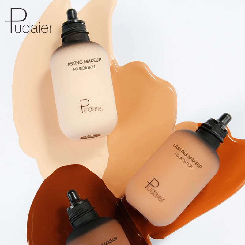 Pudaier Face Skin Evolution Liquid Foundation Oil-control Make Up Concealer Brighten Makeup Highlighter Bronzer Corrector Cream