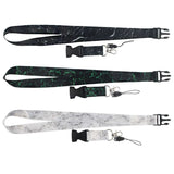 Marbling Lanyard USB ID Badge Holder Lanyard for DIY keys Whistle Camera Cool Phone Neck Strap Hang Rope Lanyard