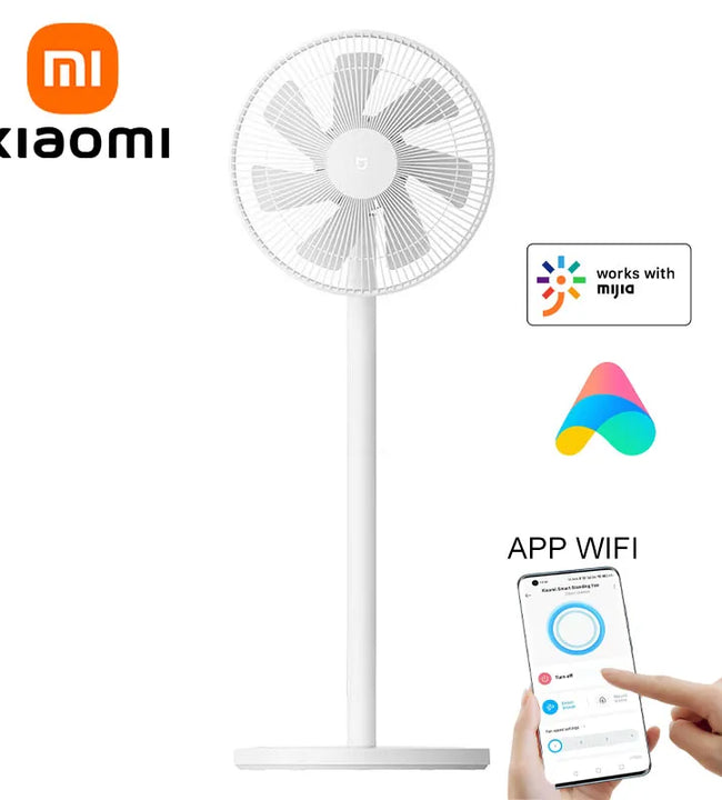 XIAOMI MIJIA Smart DC Standing Fan 1X Upgraded Version Frequency Conversion Electric Floor Standing Fan Support MI HOME App Fans