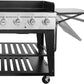 8-Burner Gas Grill, 104,000 BTU Liquid Propane Grill, Independently Controlled Dual Systems, Outdoor Party or Backyard BBQ