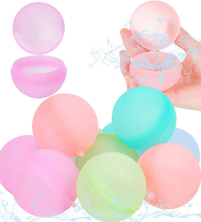 10-30Pcs Reusable Water Balloons for Kids Adults Outdoor Activities, Kids Pool Beach Bath Toys Water Bomb for Summer Games