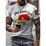 2023 T-SHIRT FOR MAN Fashion new 3D digital print summer hot-selling short-sleeve O neck men's sports retro style T-shirt Top