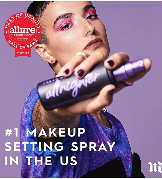 2024 Urban Decay Makeup Setting Spray Fast-forming Film Moisturizing Matte Non-sticky Spray Oil Control Anti-sweat Anti-smudge