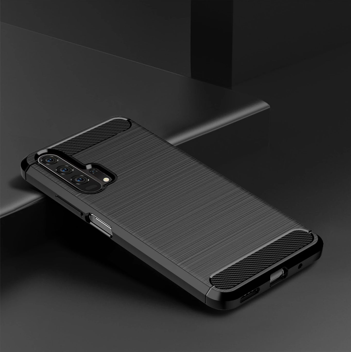 Luxury Shockproof Case For Honor 20 Pro 20i 20lite 20s Cell Phone Cover for honor 20pro 20 lite Soft Carbon fibre Cases