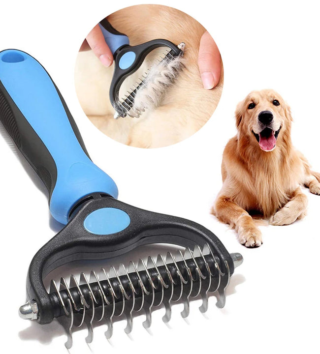 Professional Pet Deshedding Brush Dog Hair Remover Pet Fur Knot Cutter Puppy Cat Comb Brushes Dogs Grooming Shedding Supplies