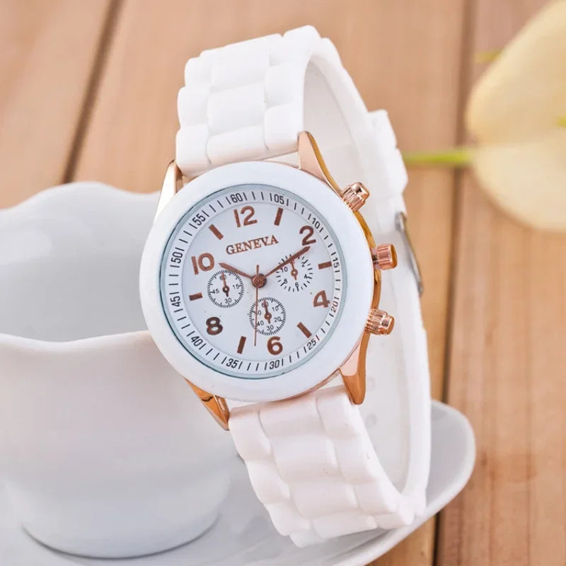 Women Watches 2023 New Fashion Luxury Brand Women Watch Silicone Strap Quartz Wrist Watch for Female Relogio Feminino Zegarki