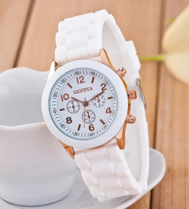 Women Watches 2023 New Fashion Luxury Brand Women Watch Silicone Strap Quartz Wrist Watch for Female Relogio Feminino Zegarki