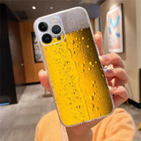 Phone Case For iphone 15 14 13 12 11 Pro Max XS Max XR X 12mini 14 Plus SE Cold Beer Case Funda Capa Cell