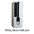 White Micro USB