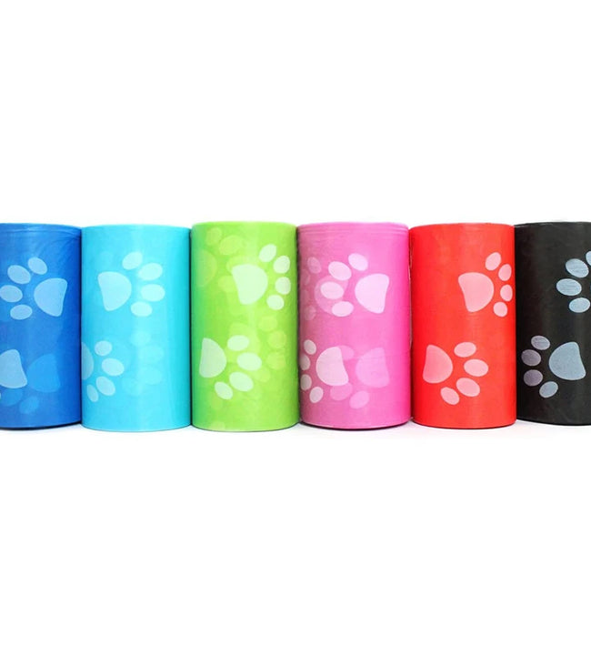 120 Rolls Dog Poop Bag Outdoor Cleaning Poop Bag Outdoor Clean Pets Supplies for Dog 15Bags/Roll Refill Garbage Bag Pet Supplies