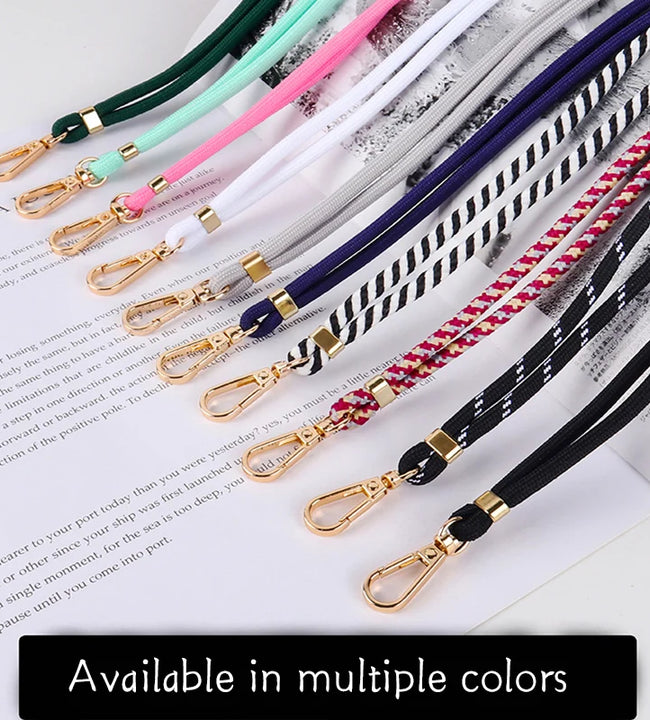 NEW Universal Adjustable Phone Lanyard Strap Mobile Phone Hanging Rope Neck Straps Anti-lost Lanyards Cell Phone Accessories