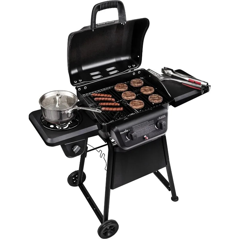 Charbroil® Classic Series™ Convective 2-Burner with Side Burner Propane Gas Stainless Steel Grill - 463672817-P2