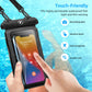 Double Swimming Pouch Mobile Phone Case for iPhone Samsung Cell Phone Bag Swimming Dry Bag Underwater Case Water Proof Bag Coque