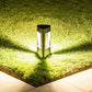 LED Bollard Landscape Light Outdoor Black Garden Pathway Lighting Fixtures Floor Lawn Lamp for Pillar Driveway Patio Yard Decora