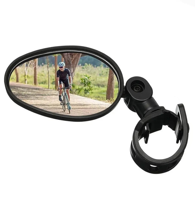 1pcs Bike Rearview Mirror 360° Adjustable Rotatable Handlebar Convex Mirror Safe Wide Angle For Bicycle Cycling Outdoor Sports